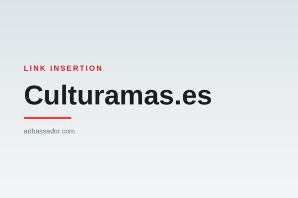Link Insertion - Culturamas.es