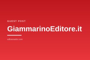 Guest post placement on GiammarinoEditore.it