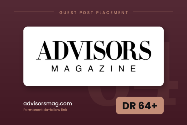 Guest Post - AdvisorsMag.com