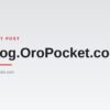 Guest Post - Blog.OroPocket.com (Precious Metals)