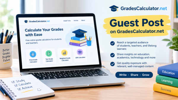 Guest Post - GradesCalculator.net (Grade Calculation)