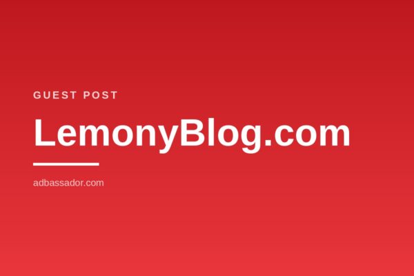 Guest Post - LemonyBlog.com (General Interest)