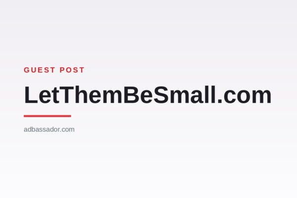 Guest Post - LetThemBeSmall.com (Home Education)