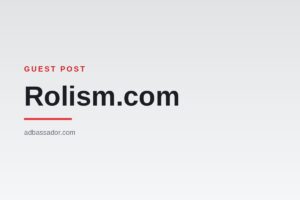 Guest Post - Rolism.com (General Interest)
