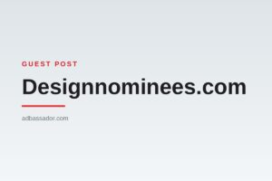 Guest Post - Designnominees.com (Design Awards)