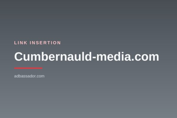 Link Insertion - Cumbernauld-media.com (General Interest)