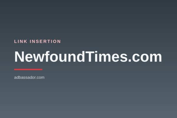 Link Insertion - NewfoundTimes.com (General News)