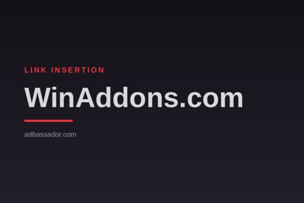 Link Insertion - WinAddons.com (Microsoft/Windows)