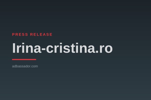 Press-Release-Irina-cristina.ro-Lifestyle-Books Press Release - Irina-cristina.ro (Lifestyle/Books)